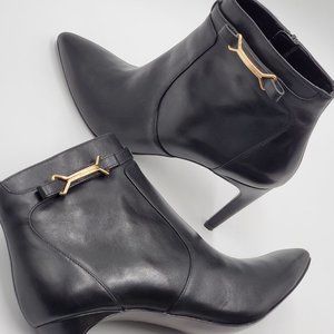 Cole Haan Loveth Black Leather Booties